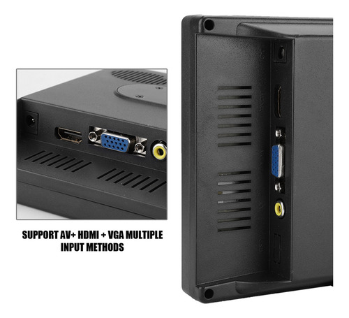 Monitor 1024*600, Portátil De 7 Pulgadas, Multifunción, 1024