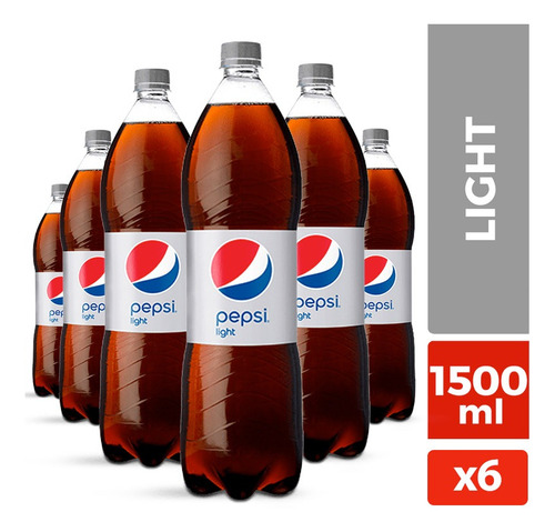 Pack 6 Bebida Pepsi Light 1,5 Litros