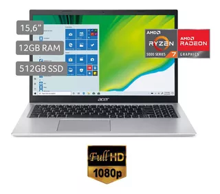 Laptop Acer Aspire5 A515-45-r6cj 15.6' Fhd R7 12gb 512ssd