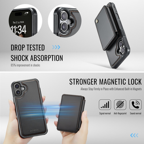 Funda De Piel De Primera Calidad Para Samsung A15 4g/a15 5g Rfid, Tarjetero, A Prueba De Golpes, Función Atril