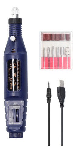 Kit De Molinillo De Uñas Eléctrico, Cabezales, Rectificado A