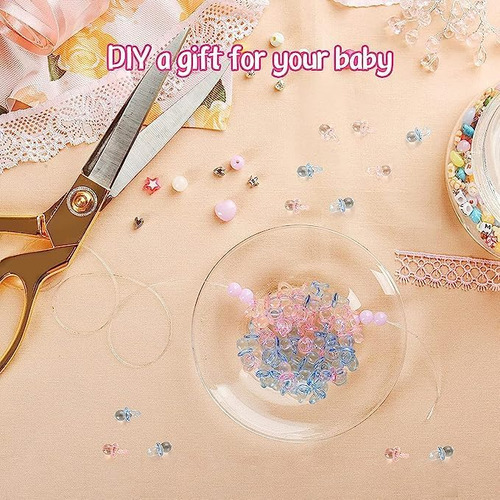 Chupete De Acrílico, 100 Piezas Mini Chupetes Para Bebés Fav