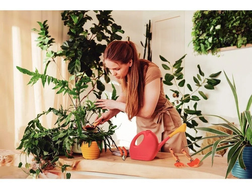 Imagen 4 de 10 de Kit Jardineria Tramontina Palas + Rastrillo + Tijera De 8