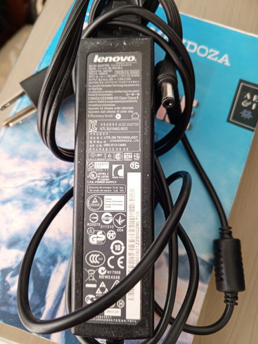 Adaptador Lenovo 65w Original 20v 5.5 X 2.5 Mm Pa-1650