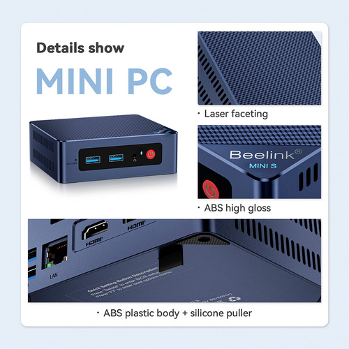 Mini PC Beelink Mini S12 Pro 500 GB 16 GB Alder Lake N100