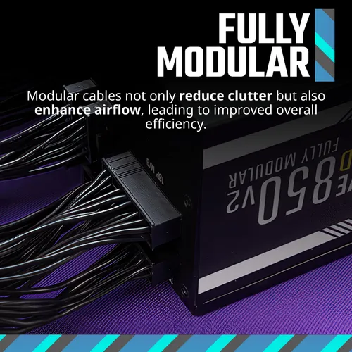 Fuente De Alimentación Cooler Master 750w Modular 80 Plus Go