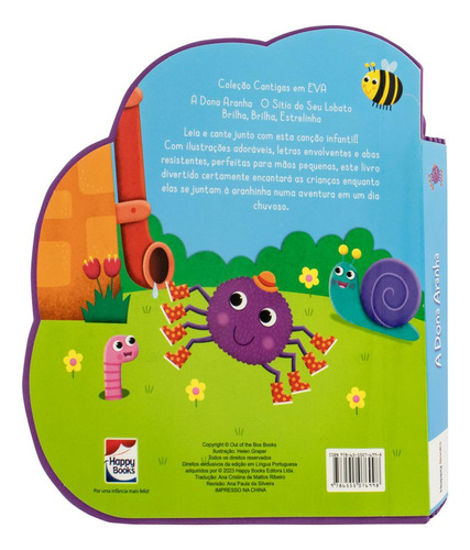 Livro Cantigas Em Eva: Dona Aranha, A, De Out Of The Box Books. Editorial Happy Books, Capa Mole em Português, 2024