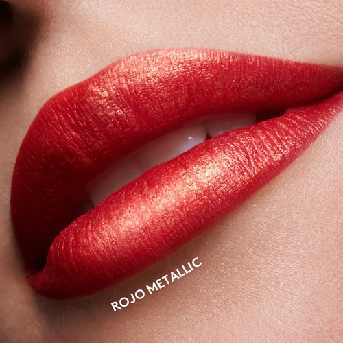 Esika Labial Colorfix Metallic 24 Horas Rojo Metallic