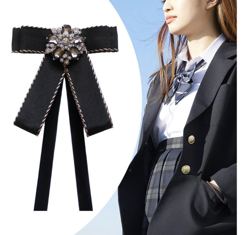 Broche De Cinta De Pajarita Broche De Corbata De Negro