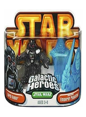 Star Wars Galactic Heros Darth Vader Y El Emperador Holográf