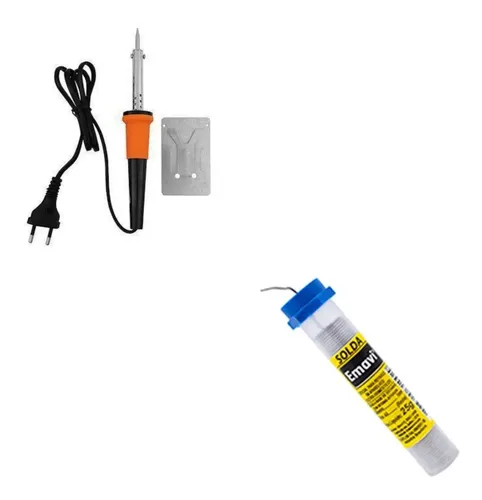 Kit Ferro Soldar Western 40w + 1 Tubo Estanho 25 G