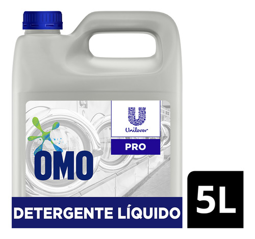 Omo Detergente Líquido Lavandería Profesional 5lt