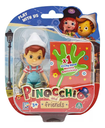 Pinocchio Y Sus Amigos Manita Pegajosa Giochi Preziosi