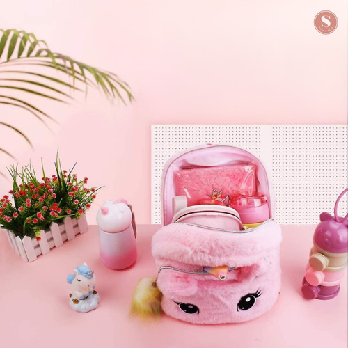Mochila Peluche Felpa Unicornio