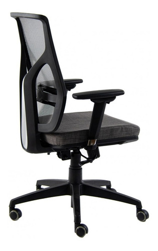 Imagen 5 de 12 de Silla Cool Oficina Con Apoya Cabeza Y Lumbar Base Negra