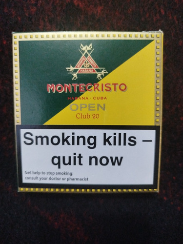 Tabaco Montecristo Open Club 20