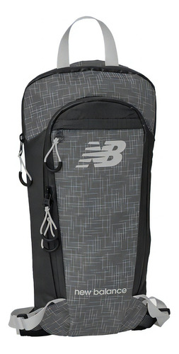 Mochila New Balance Running 4l Backpack Negro Gris Color Negro/gris