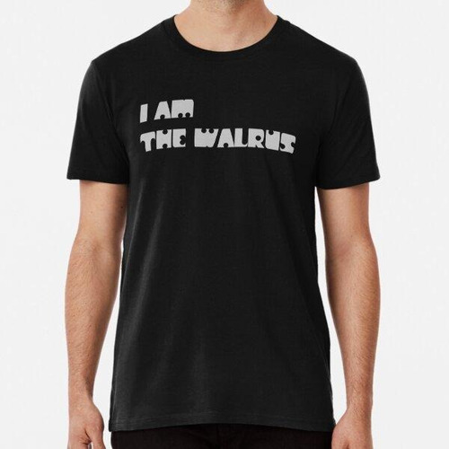 Remera I Am The Walrus, Silver Algodon Premium