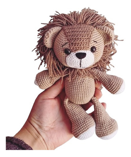 Peluche León Amigurumi Animal Mediano