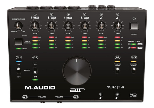 M-audio M-track 192/14 8-in/4-out Interface De Audio Midi