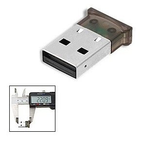 Adaptador Mini Bluetooth Usb 2.0 10 Mts Plug And Play Win10