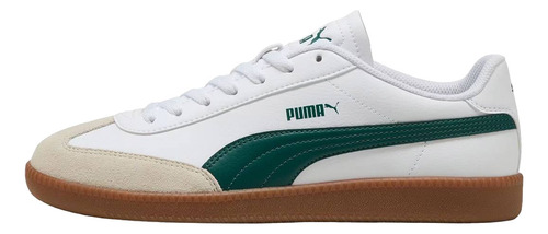 Tenis Puma 9-t Choclo Para Caballero Color Blanco, Verde