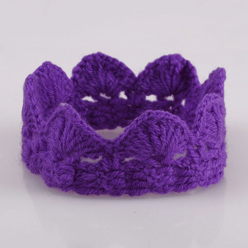 Imagem 1 de 1 de Coroa Em Croche Bebes Newborn Fotografias - Art Croche