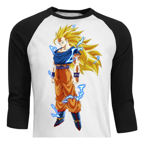 Dragon Ball  Goku Ssj 3 - Anime - Raglan - Polera (2)