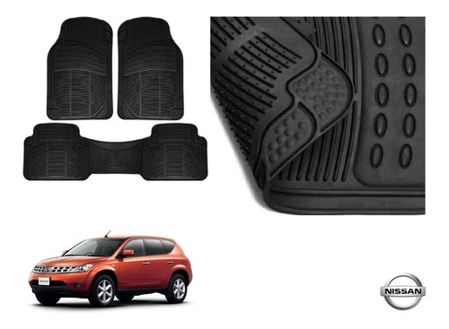 Tapetes Uso Rudo Nissan Murano 2005 Rubber Black Original