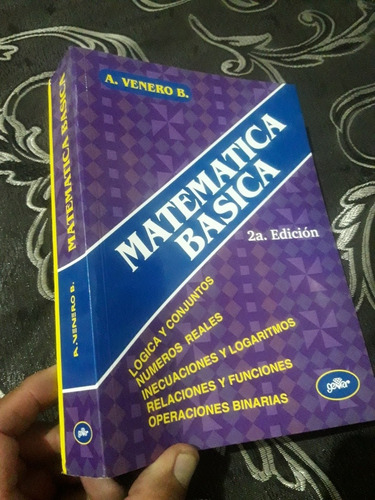 Libros De Matemáticas_matemática Básica De Venero