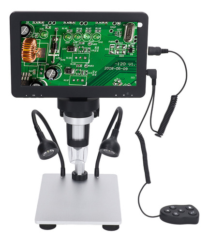 Microscopio Digital Usb, Pantalla Lcd Hd De 7 Pulgadas, 1200