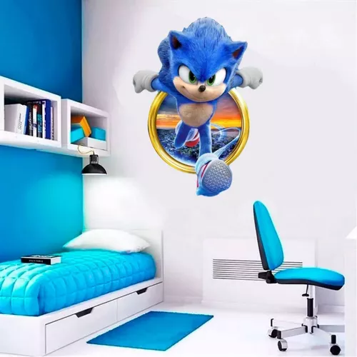 Adesivo de Parede Infantil Sonic Mod. 1