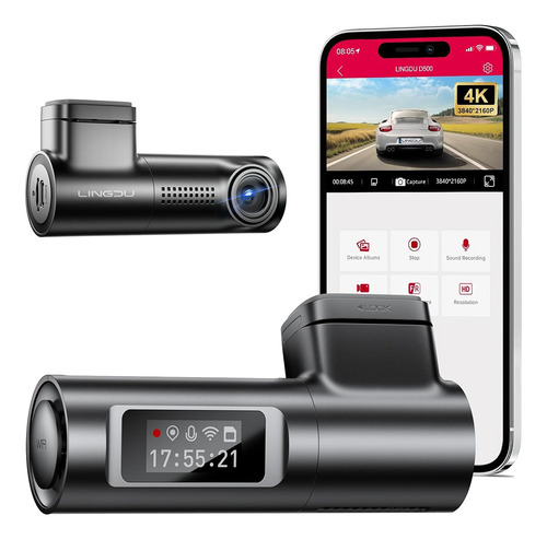 Dashcam Hp 2160p 150° 0.96' 4k Wifi6 Visión Noctur G-sensor