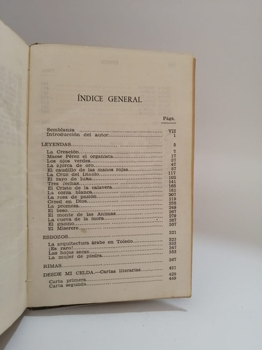 Obras Completas G Adolfo Becquer Editorial Aguilar Año 1942 (Usado)