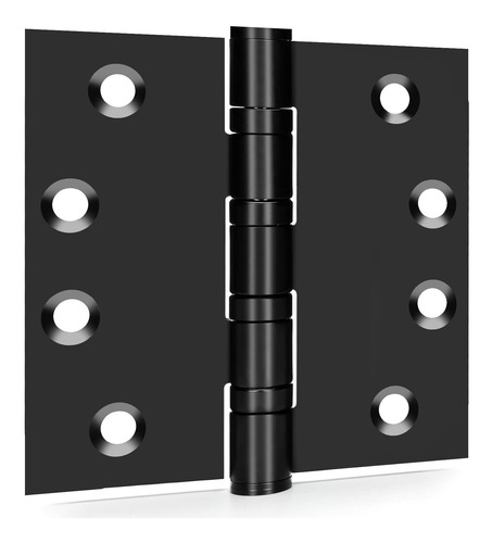 3 Bisagra Puerta 4  Color Negro Mate Para Exterior 4 X Acero