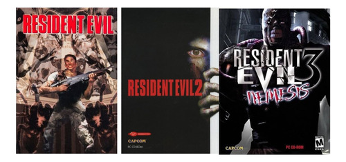 Resident Evil 1 , 2, 3 Trilogia  Pc  En Español 