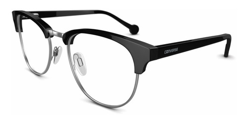 Marco Lentes Ópticos Converse 13 Clubmaster Black Grey Med