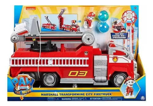 Paw patrol carro sales de bomberos