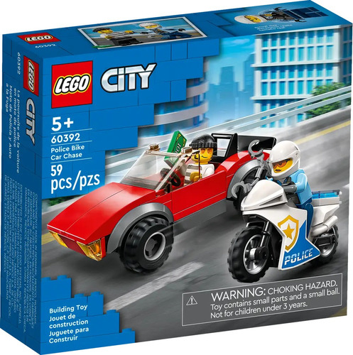 Set Lego City: Persecución Policial En Moto