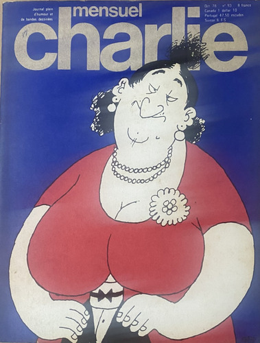 Charlie Nº 93 Revista Comic Francia, Crepax Copi, 1976 K5