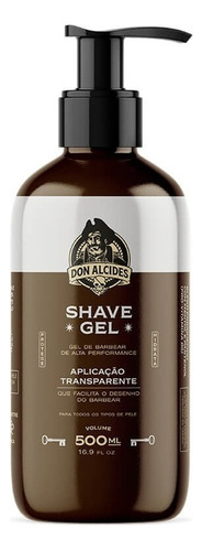 Creme De Barbear Shave Cream 500ml Transparente Don Alcides