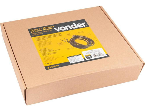 Tocha P/ Máquina Corte Plasma 60a 5 M Tpv 60 Vonder