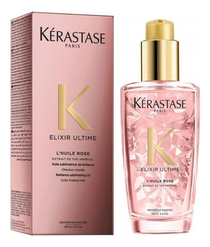 Kerastase Elixir Ultime L'huile Rose, Aceite Cabello Teñido