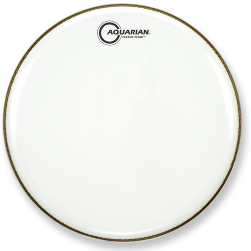 Parche Aquarian 24 Classic Clear Blanco Una Capa Cc24w