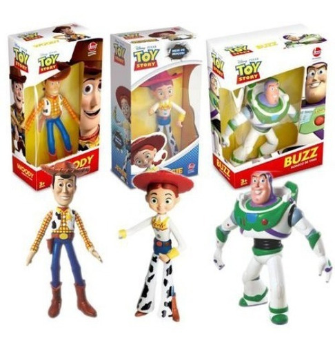 Coleção Toy Story Woody Buzz Jessie Vinil Líder Brinquedos