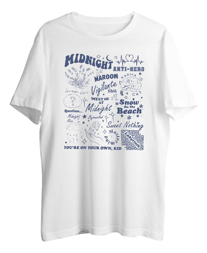 Camiseta T Shirt Taylor Swift Midnight 