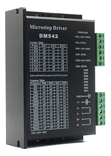 Controlador De Motor Paso A Paso Cnc Digital Microstep Dm542