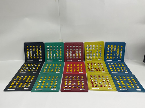 50 Tablas Plasticas Corredizas Bingo Profesional