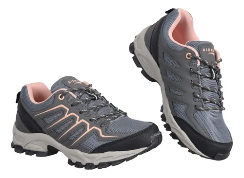 Zapatillas Mujer Airness Trekking Antideslizante Cordón 1828