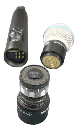 Micrófonos Inalámbricos Shure Sixd4 Dual / Slxd2 Beta 58a Negro